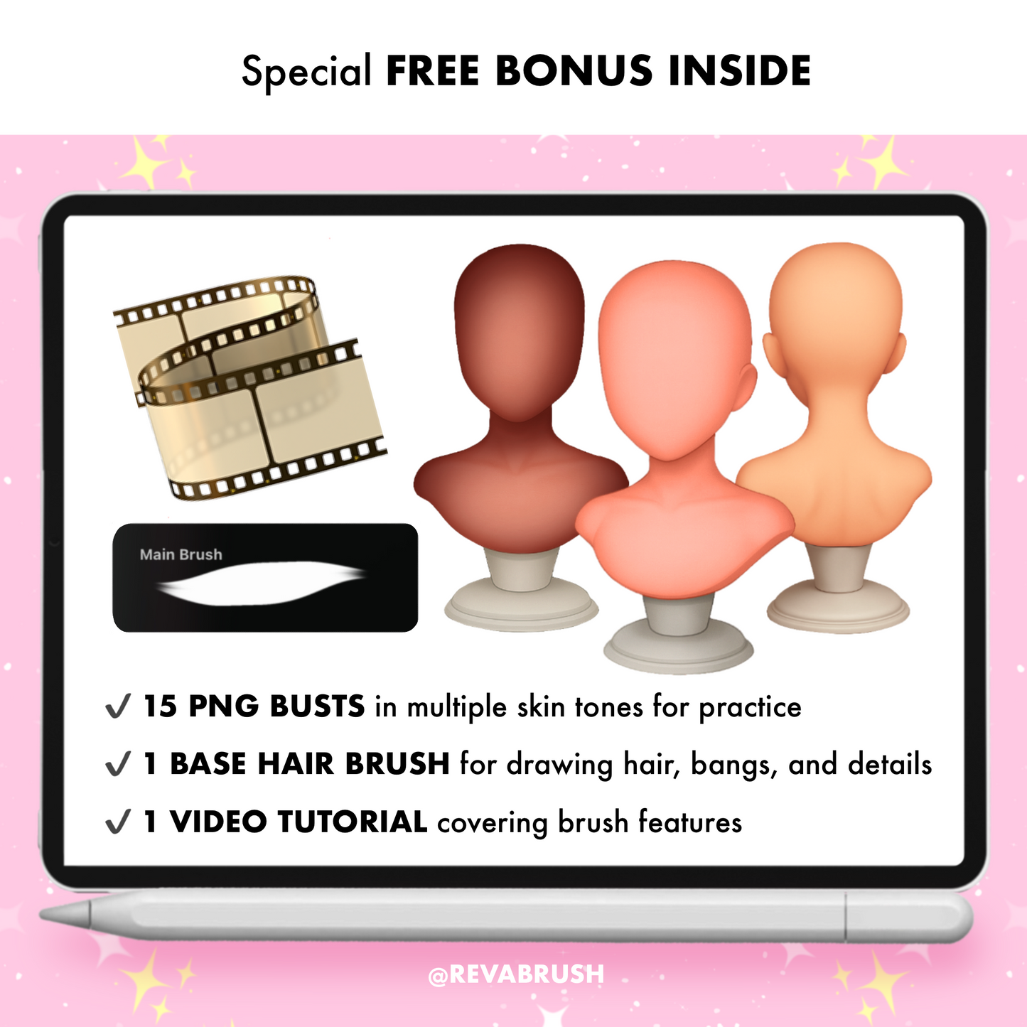 180 Anime Hair Brushes for Procreate – Braids, Curls & Manga Hairstyles