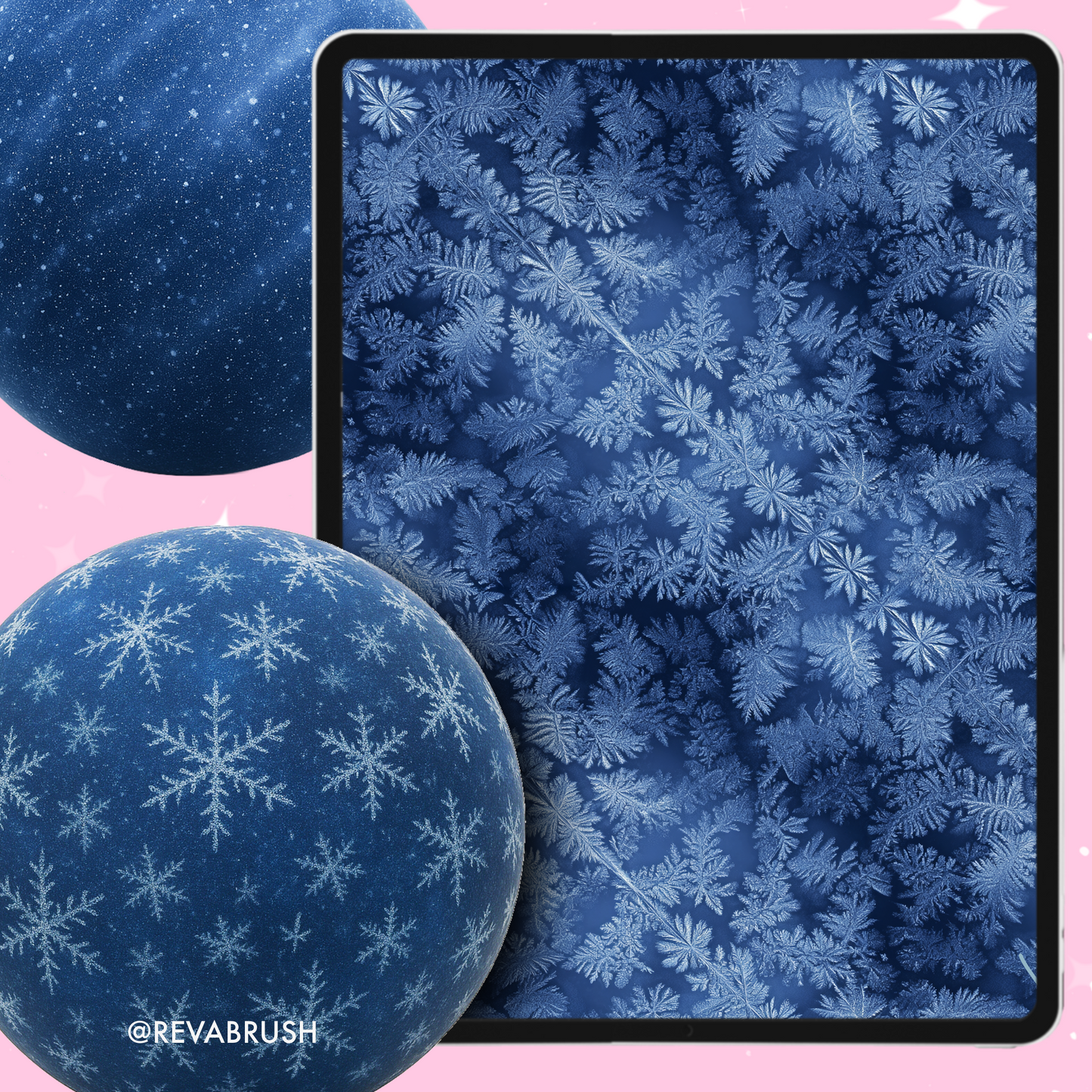 185 Crushed Ice & Snow Texture Brushes – Procreate, Photoshop & More