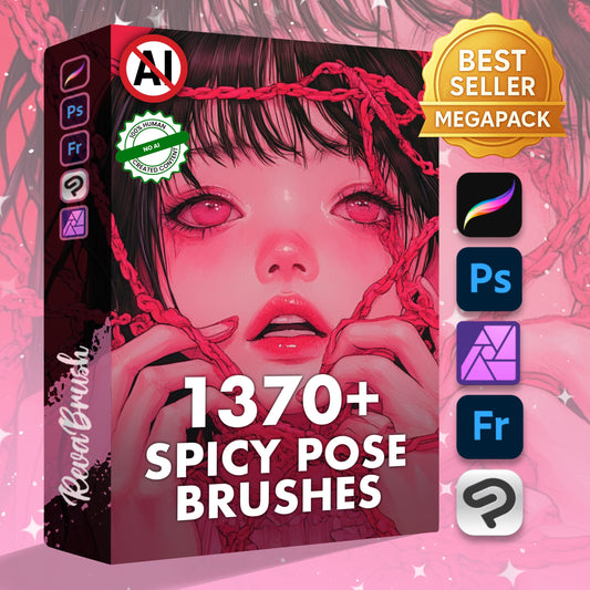 1370+ MEGAPACK Spicy Brushes - Female, Male, Couple, NSFW & Body Set