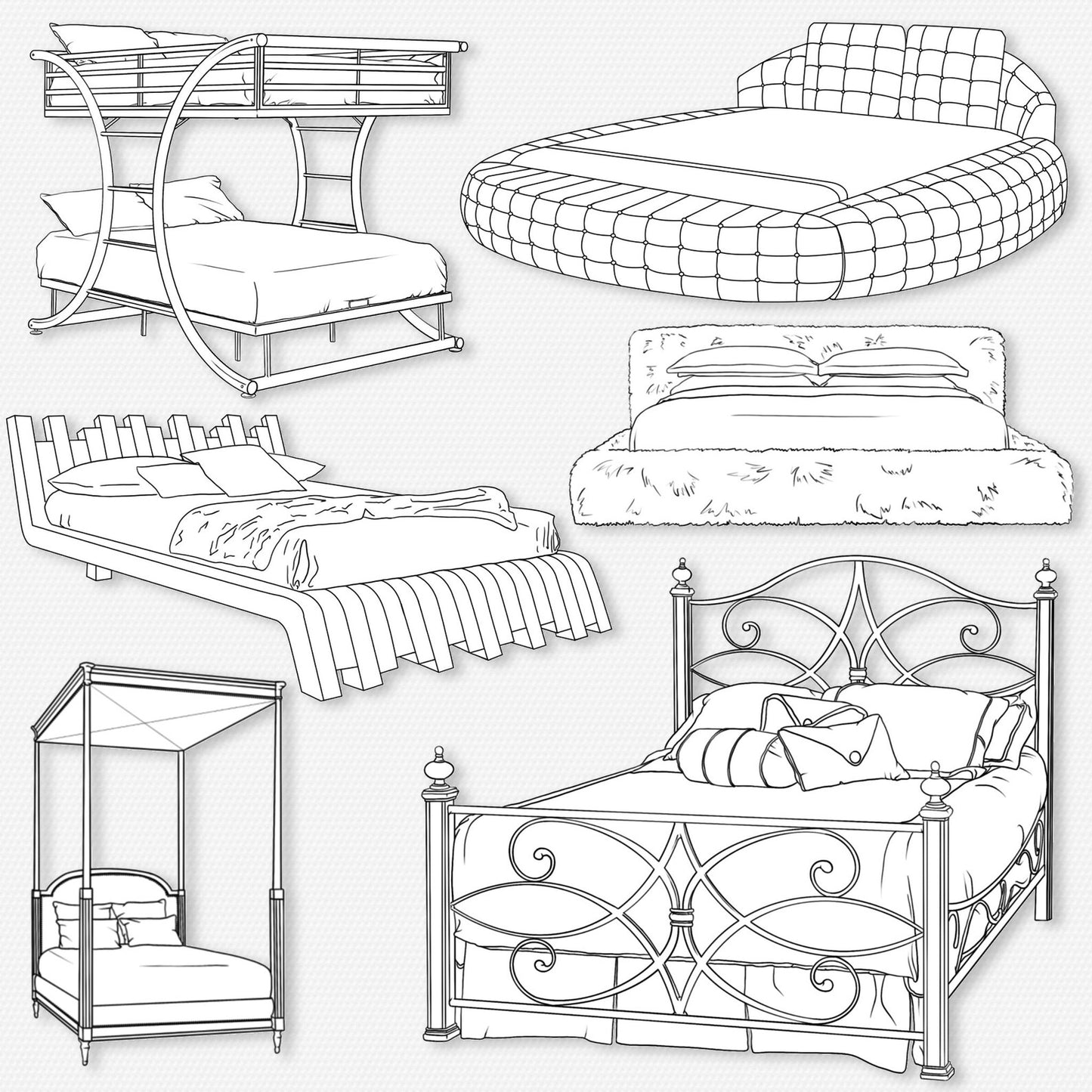 MEGAPACK 2000+ Interior Brushes – Furniture, Rooms, Decor