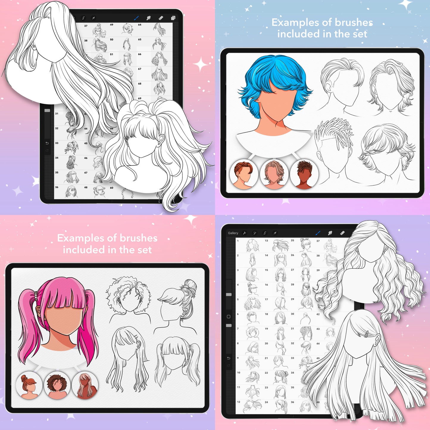 MEGAPACK 3000+ Portrait & Face Guide Brushes