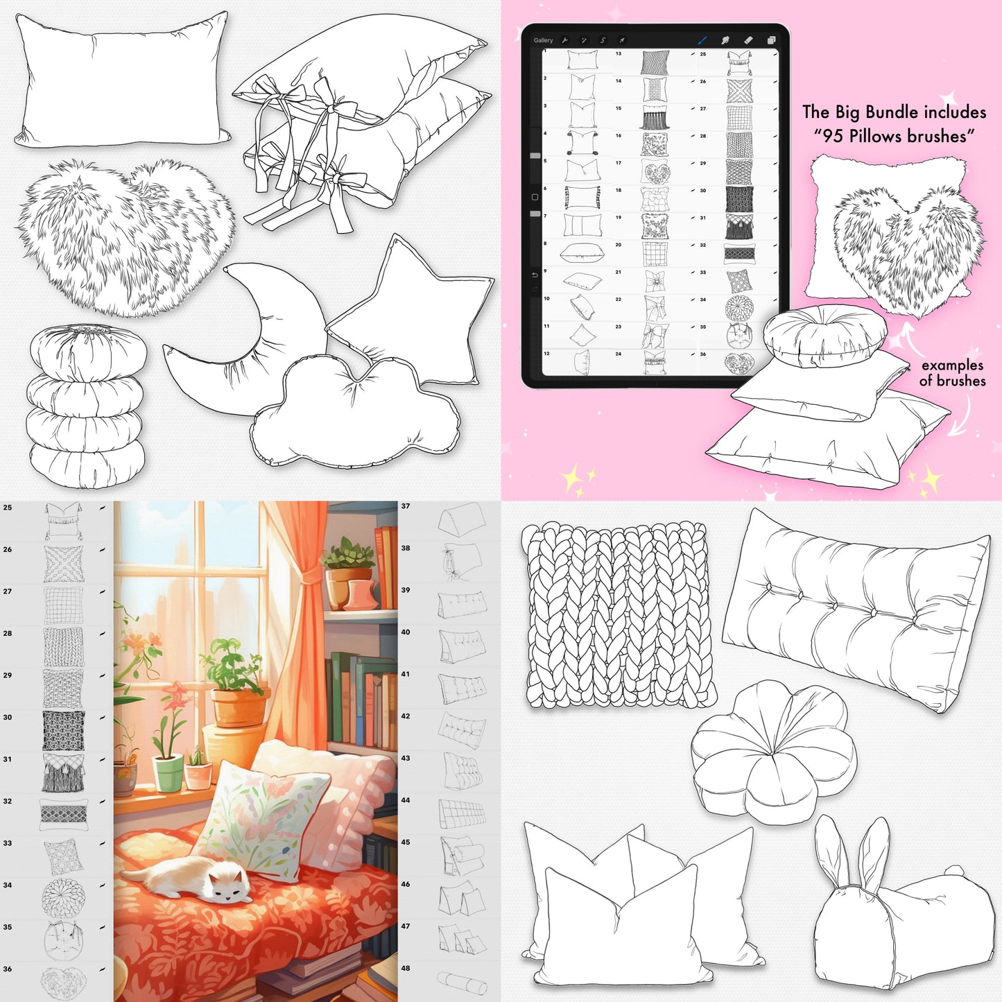 MEGAPACK 2000+ Interior Brushes – Furniture, Rooms, Decor