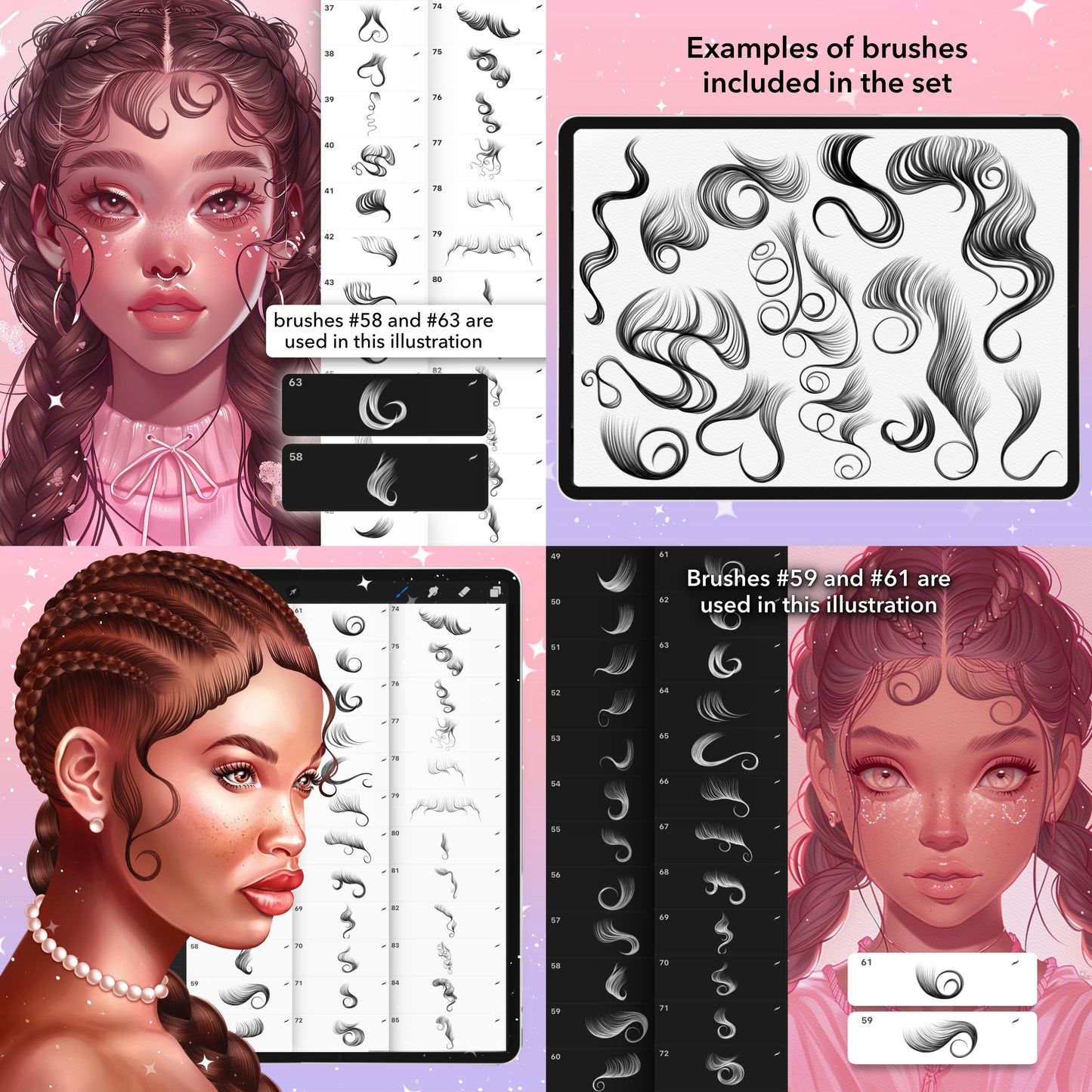 MEGAPACK 3000+ Portrait & Face Guide Brushes
