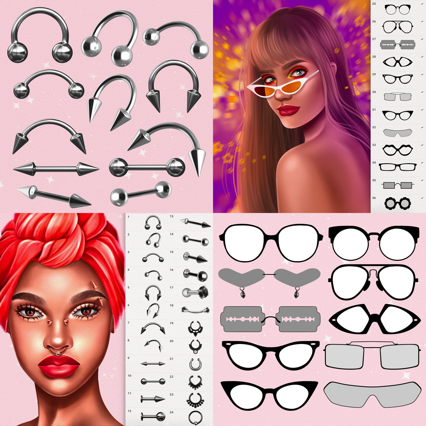 MEGAPACK 3000+ Portrait & Face Guide Brushes