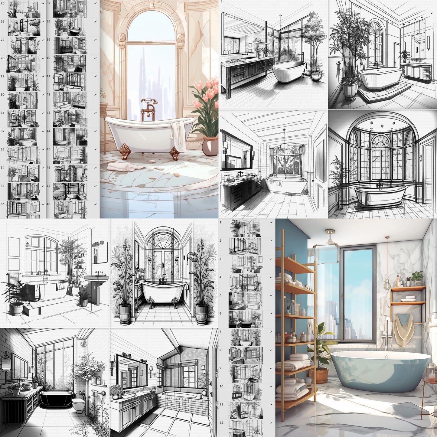 MEGAPACK 2000+ Interior Brushes – Furniture, Rooms, Decor