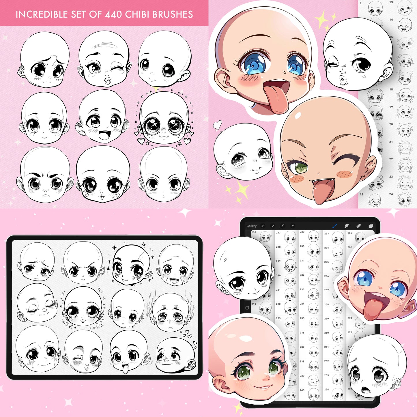MEGAPACK 3000+ Portrait & Face Guide Brushes