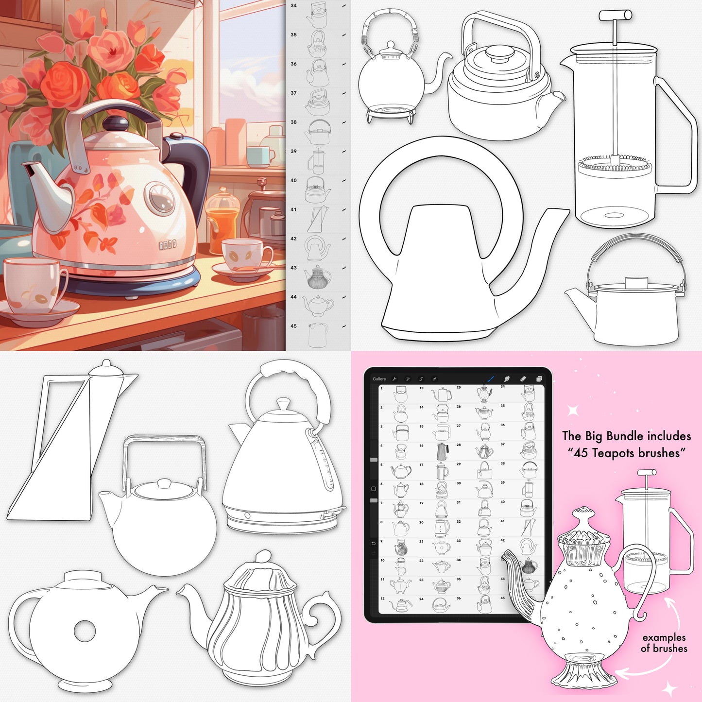 MEGAPACK 2000+ Interior Brushes – Furniture, Rooms, Decor