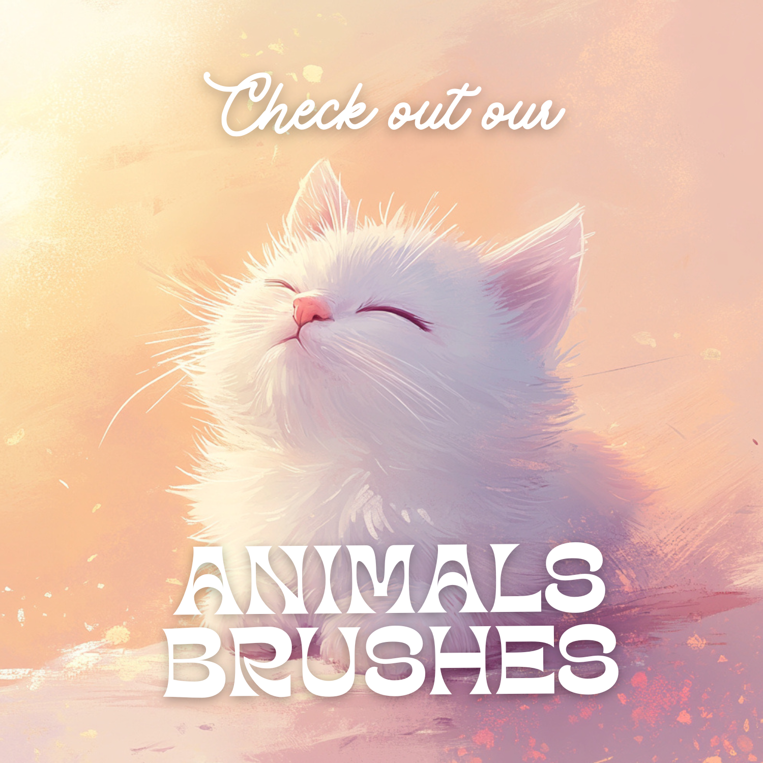 Animal Brushes for Procreate & Photoshop | Cute Digital Stamps