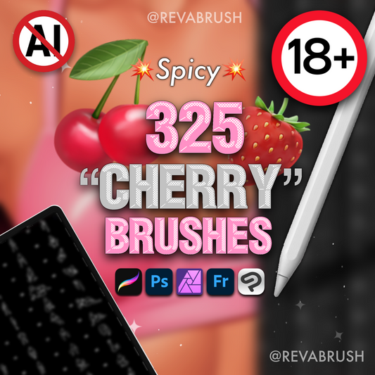 325 Breast Bust NSFW Adult brushes – Procreate, Photoshop & Clip Studio Set