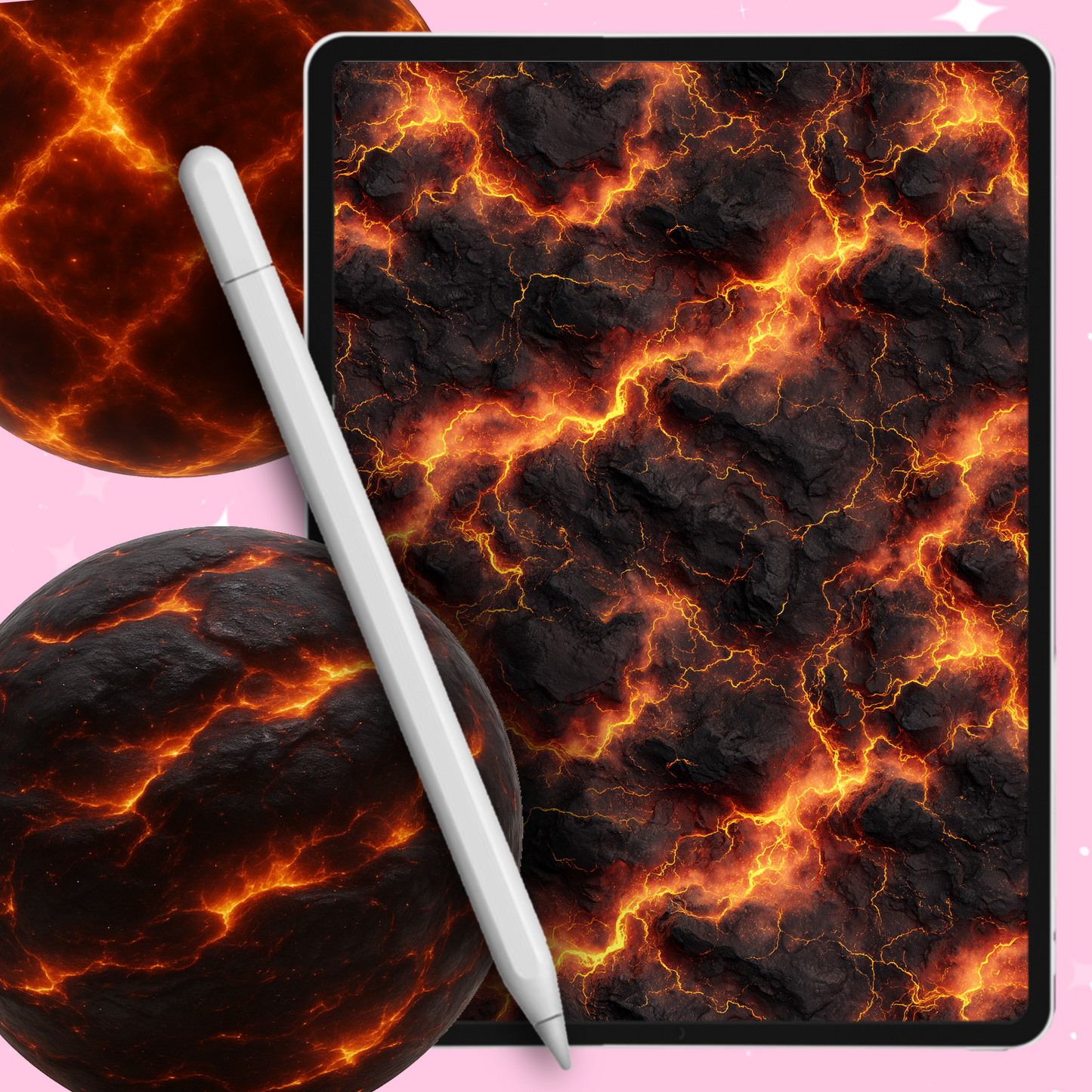220 Lava, Volcano & Fire Brushes – Procreate, Photoshop & Clip Studio