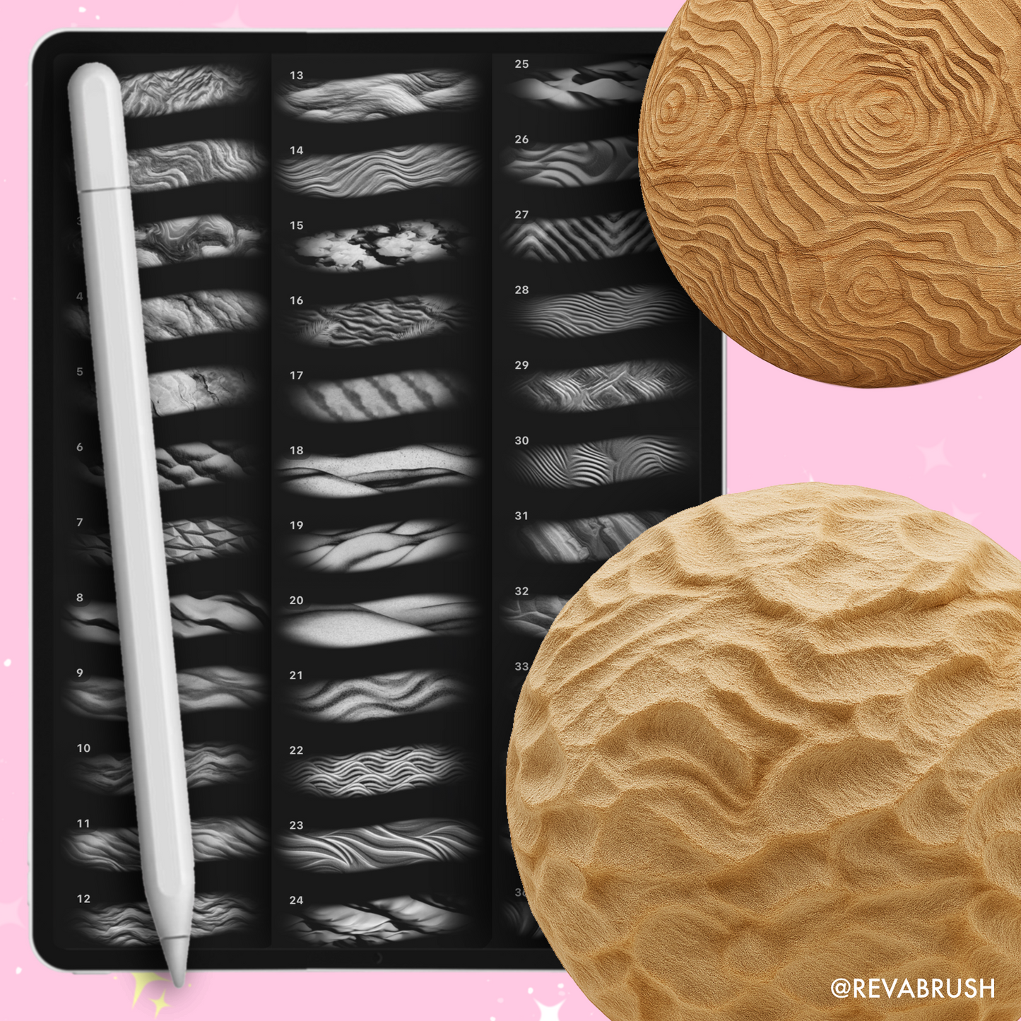 185 Sand & Desert Brushes – Procreate, Photoshop & More