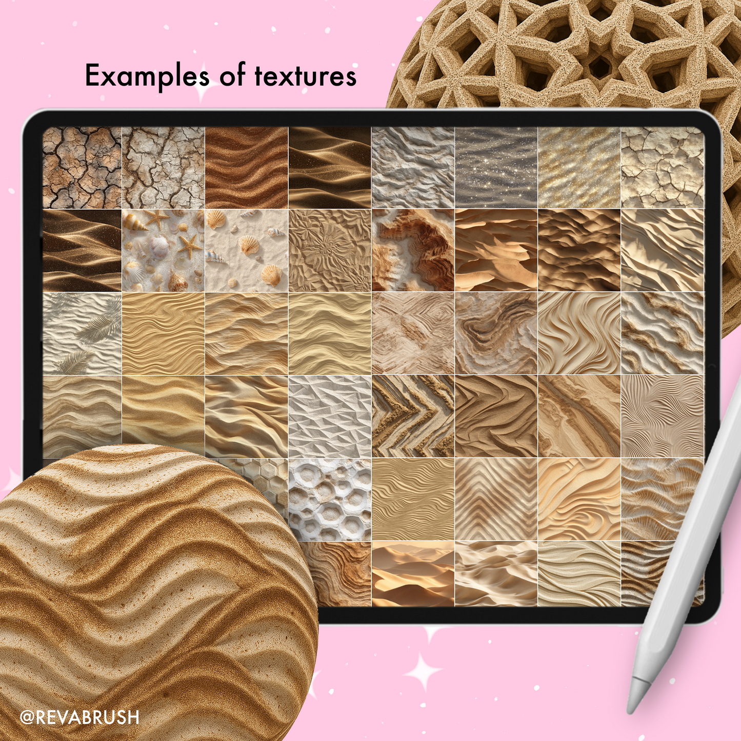 185 Sand & Desert Brushes – Procreate, Photoshop & More