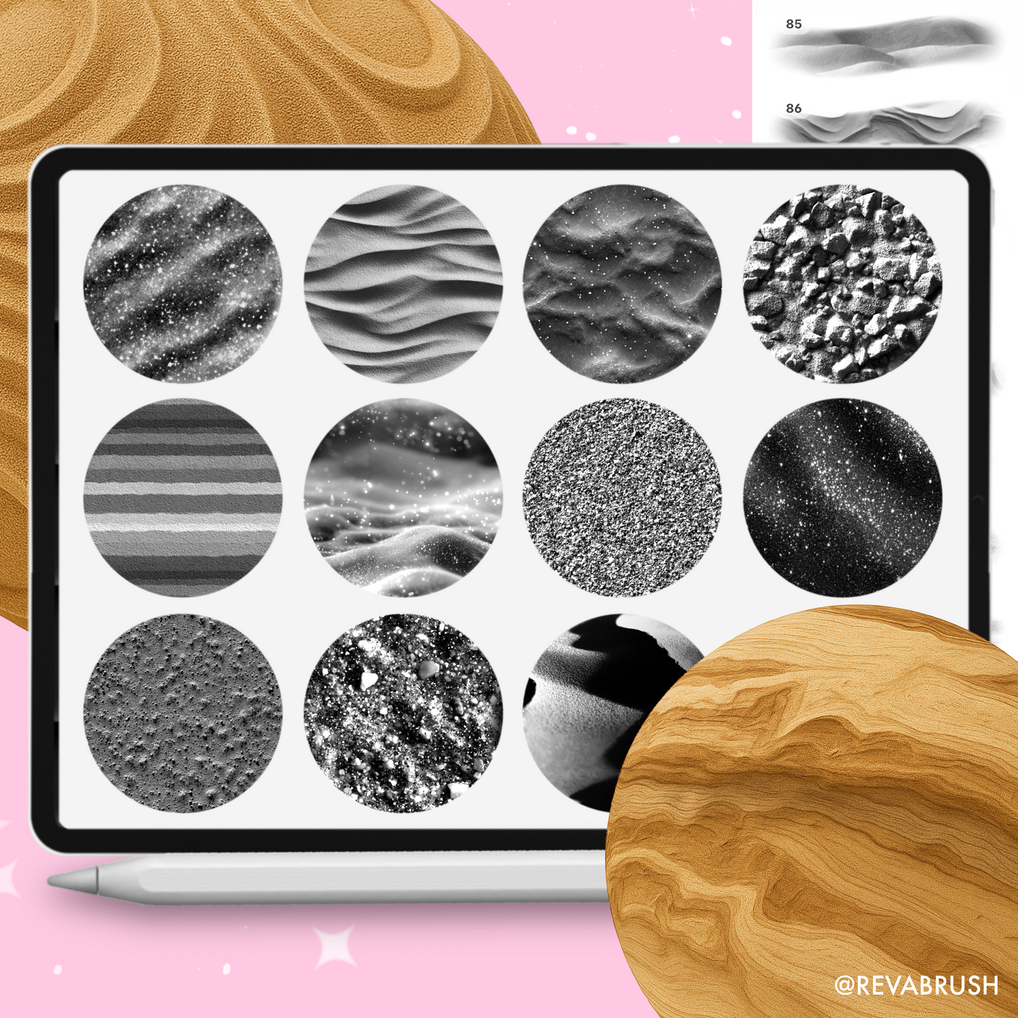 185 Sand & Desert Brushes – Procreate, Photoshop & More