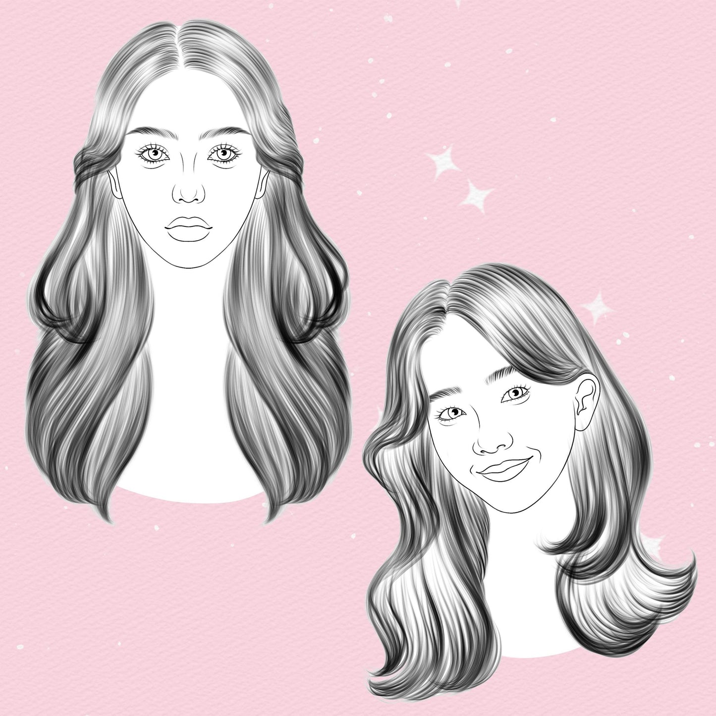 35 Asian Face & Portrait Brushes for Procreate & Photoshop – Korean, Japanese, Chinese Style